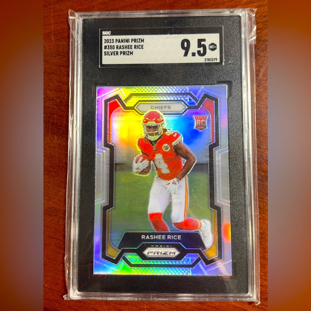 2023 Panini Prizm - Rookies #350 Rashee Rice (RC) Graded SGC 9.5 #KC